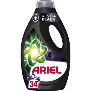 Гель для прання Ariel + Revitablack 1.7 л (8006540878897) зображення 1