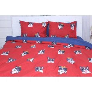 Постільна білизна MirSon Бязь Ranforce Elite 17-0568 Kings of dogs 110х140 (2200004660448) зображення 1