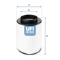 Воздушный фильтр для автомобиля UFI 27.B54.00 - уменьшенное изображение 1