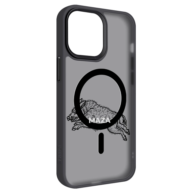 Чохол до мобільного телефона Armorstandart Uniq Magsafe Apple iPhone 14 Pro Max Maza Boar 1 Black (ARM76322) - изображение 1