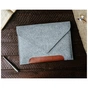 Чохол до ноутбука Gmakin 14" Macbook Pro, envelope, LightGray, brown stripe (GM10-14) - зменшене зображення 7