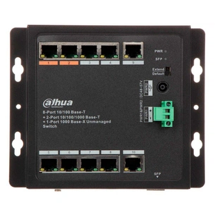 Комутатор мережевий Dahua DH-PFS3111-8ET-96-F зображення 1