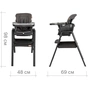 Стілець для годування Tutti Bambini 7 в 1 Nova чорний (611010/9999) - зменшене зображення 4