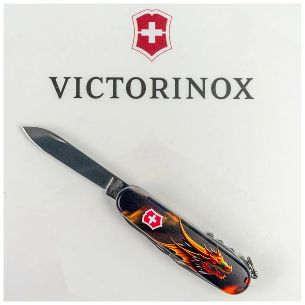 Ніж Victorinox Huntsman Zodiac 91 мм Фантастичний дракон (1.3713.3_Z3210p) - picture 5