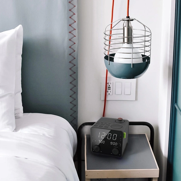 Настільний годинник Muse Радіо-годинник з USB та проекцією (M-189 P) - picture 6