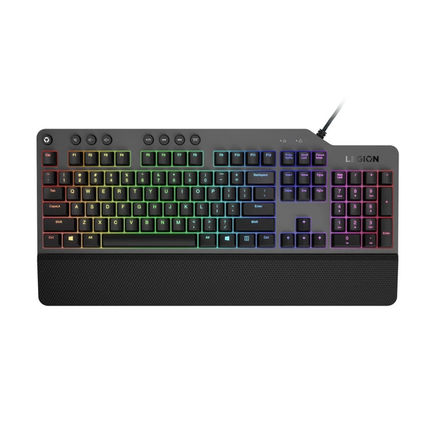 Клавіатура Lenovo Legion K500 RGB USB UA Black (GY41L16650) - зображення 1