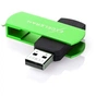 USB флеш накопичувач eXceleram 16GB P2 Series Green/Black USB 2.0 (EXP2U2GRB16) - зменшене зображення 2