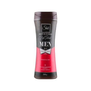 Гель для душу Shik 3 в 1 Men Red Рower 250 г (4820023369146) зображення 1