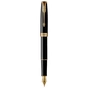 Ручка пір'яна Parker SONNET 17 Black Lacquer GT  FP F (86 015) - зменшене зображення 1