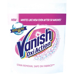 Засіб для видалення плям Vanish Oxi Action Кришталева білизна 300 г (5900627081718) зображення 1