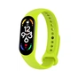 Ремінець до фітнес браслета BeCover Silicone для Xiaomi Mi Smart Band 7 Lime (707489) - зменшене зображення 1