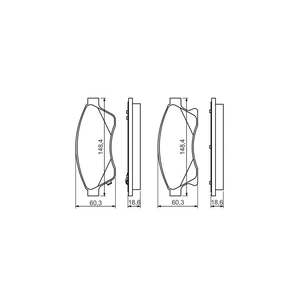 Гальмівні колодки Bosch 0 986 494 433 зображення 1