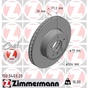 Гальмівний диск ZIMMERMANN 150.3403.20 - зменшене зображення 1