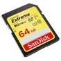 Карта пам'яті SanDisk 64GB SDXC class 10 UHS-I U3 4K Extreme (SDSDXVE-064G-GNCIN) - зменшене зображення 2