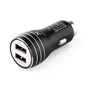 Зарядний пристрій Vinga Dual USB Car Charger aluminium 15.5W Max (VCCAABK) - зменшене зображення 1
