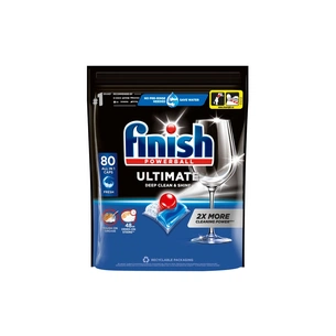 Таблетки для посудомийних машин Finish Ultimate All in 1 80 шт. (5908252014903) зображення 1