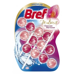 Туалетний блок Bref De Luxe Ніжна магнолія 3х50 г (9000101417258/9000101375299) зображення 1
