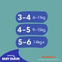 Підгузки Pampers для плавання Splashers Розмір 3-4 (6-11 кг) 12 шт (8001090698346) - зменшене зображення 9