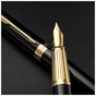 Ручка пір'яна Parker INGENUITY Black Lacquer GT FP F (60 011) - зменшене зображення 7
