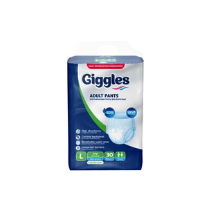 Підгузки для дорослих Giggles Large 100-150 см 30 шт (8680131204885) зображення 1