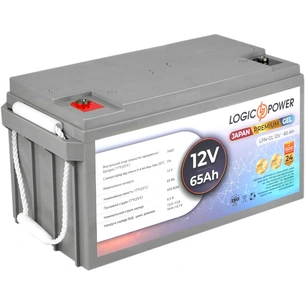 Батарея до ДБЖ LogicPower LPN-GL 12В 65Ah (13718) зображення 1