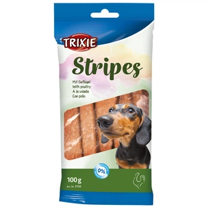 Ласощі для собак Trixie Stripes Light з м'ясом домашньої птиці 10 шт 100 г (4011905031569) зображення 1