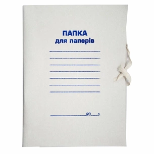 Папка на зав'язках Buromax А4, carton 0,3мм (glued flap) (BM.3359) зображення 1