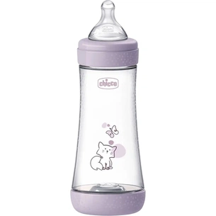 Бутылочка для кормления Chicco Perfect 5 із силіконовою соскою 4+ місяців 300 мл Рожева (20235.12.40) изображение 1