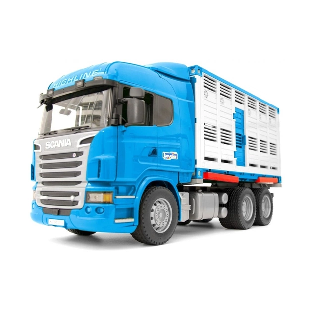Спецтехніка Bruder автомобіль для перевезення тварин Scania (03549) - зображення 1