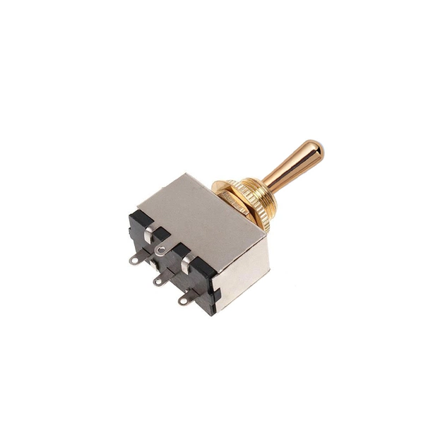 Перемикач для гітари Paxphil Closed 3-Way Toggle Switch (Gold) (TGS206) - зображення 1