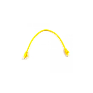 Патч-корд 0.3м, UTP, cat.5e, CU, мідь, жовтий Ritar (PCR-CU/0.3Yw / 04268) зображення 1