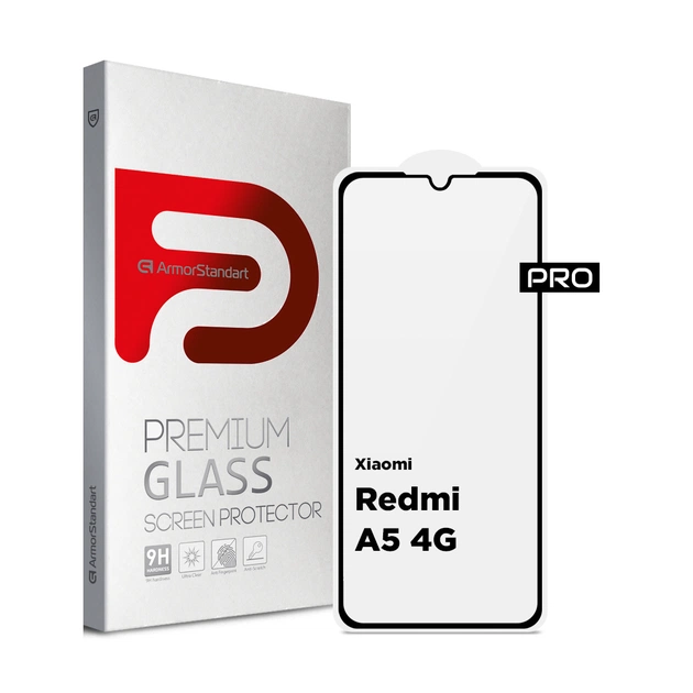 Скло захисне Armorstandart Pro Xiaomi Redmi A5 4G / Poco C71 4G Black (ARM84705) - зображення 1