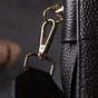 Сумка Vintage Жіноча з плетіннями з натуральної шкіри Чорна (22313) - зменшене зображення 9