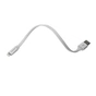 Дата кабель USB 2.0 AM to Lightning 0.25m white ColorWay (CW-CBUM-LM25W) - зменшене зображення 2
