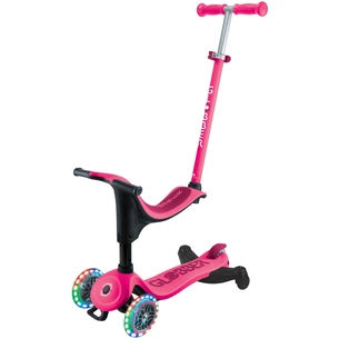 Самокат Globber Go Up Sporty 360 колеса з підсвіткою Фуксія (456-610) изображение 1