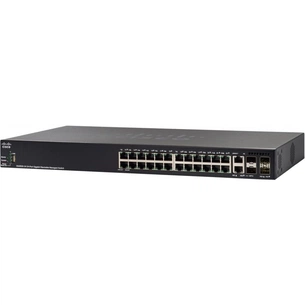 Комутатор мережевий Cisco SG350X-24MP-K9-EU зображення 1