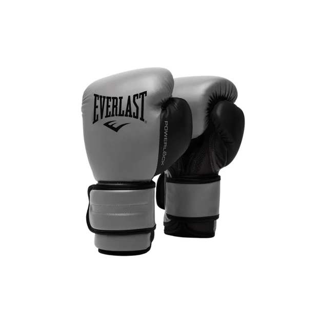 Боксерские перчатки Everlast PowerLock Boxing Training Gloves P00002305 сірий, чорний 12 унцій (009283608538) - изображение 1