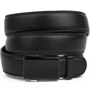 Ремінь Vintage Чоловічий тонкий Чорний (20312) зображення 1