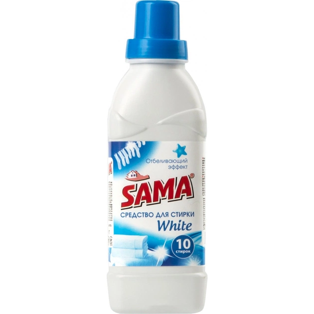 Гель для прання Sama White 500 мл (4820020263836) - изображение 1