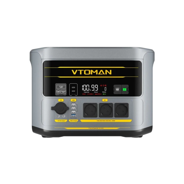Зарядна станція Vtoman FlashSpeed 2400 2400W 1408Wh LiFePO4 (FlashSpeed 2400) - зображення 1