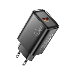 Зарядний пристрій Essager USB-A QC3.0 45W black (ECT45W-RPB01-Z) зображення 1