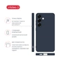 Чехол для мобильного телефона Intaleo Silicone Samsung Galaxy A36 Dark Blue (1283126640285) - уменьшенное изображение 4