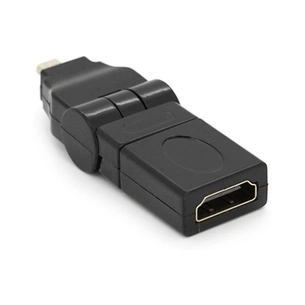 Перехідник microHDMI M to HDMI F 360° Voltronic (YT-A-microHDMI(M)/(F)360°) зображення 1
