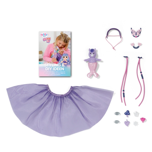 Кукла Zapf Baby Born серии Glam Up – Русалочка Аура 28 см (871799) - изображение 4