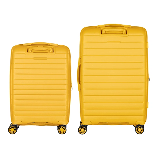 Набір валіз 2E Aero (M+S), бурштиново-жовті (2E-SPP-AERO-SET2-AY) - зображення 3