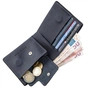 Портмоне Grande Pelle Унісекс на магніті Синє (11209) - зменшене зображення 6