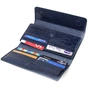 Гаманець Canpellini З натуральної шкіри з тисненням під крокодила Синій (21661) - зменшене зображення 6