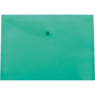 Папка - конверт Buromax А5, with a button, turquoise (BM.3936-15) зображення 1