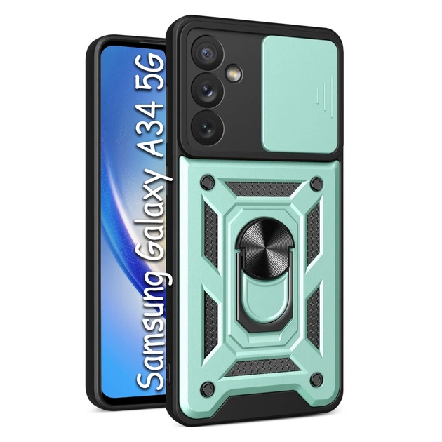 Чохол до мобільного телефона BeCover Military Samsung Galaxy A34 5G SM-A346 Dark Green (709139) - зображення 1