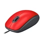 Мишка Logitech M110 Silent USB Red (910-006759) - зменшене зображення 1